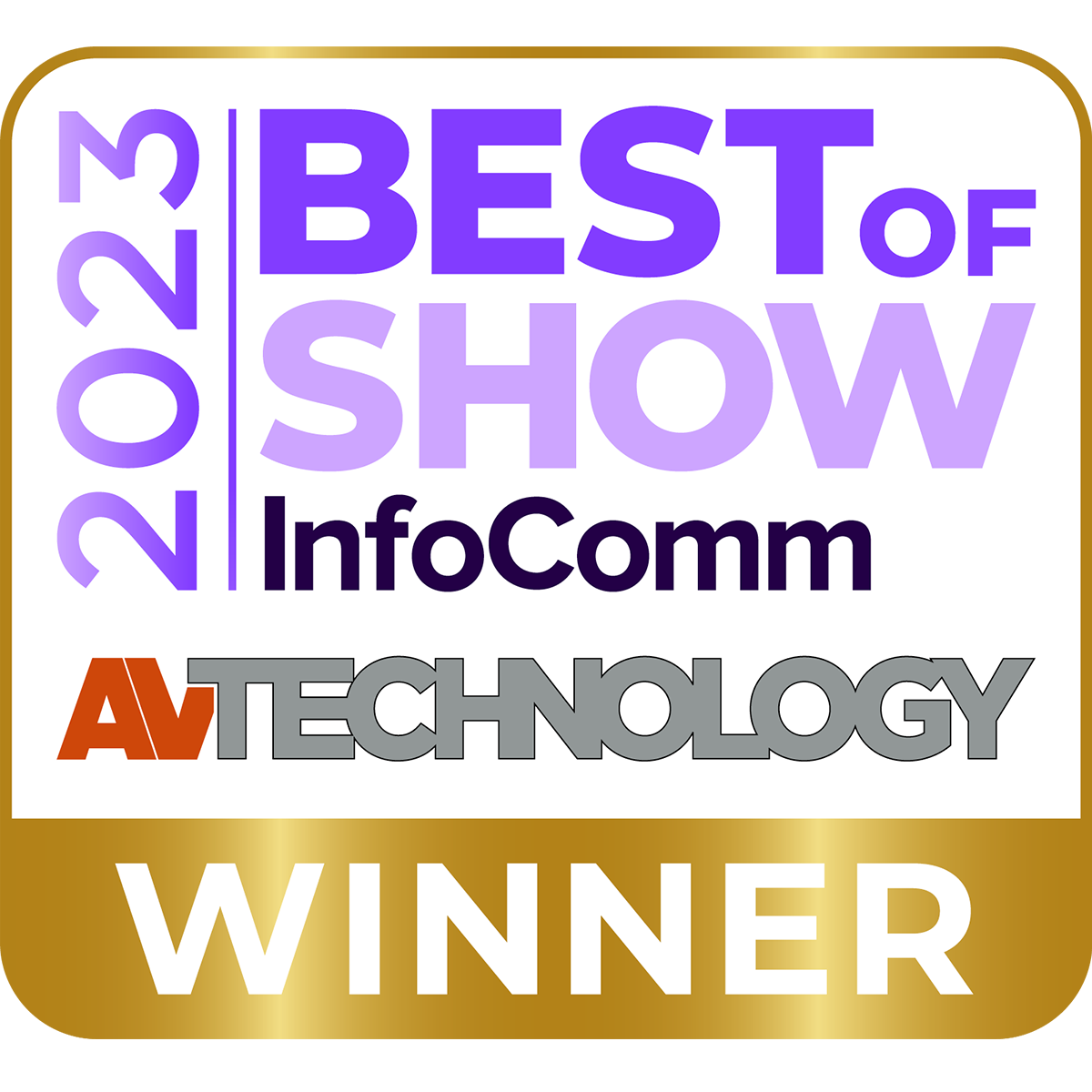 AV Technology “Best of Show” at InfoComm